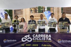 SAN ANDRÉS CHOLULA . CARRERA CICLISTA