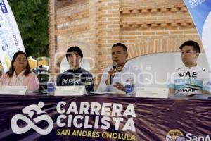 SAN ANDRÉS CHOLULA . CARRERA CICLISTA