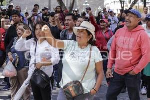 MANIFESTACIÓN . ANTORCHA CAMPESINA 