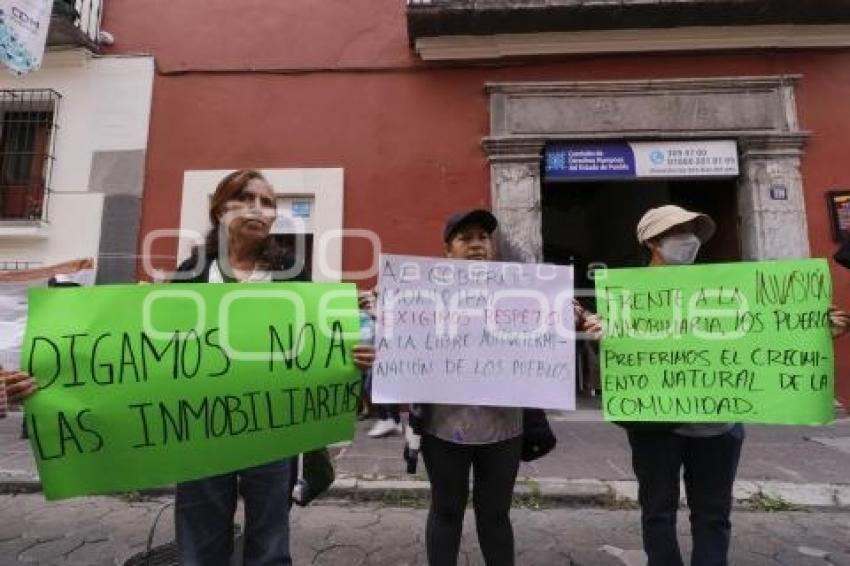 MANIFESTACIÓN . PUEBLOS ORIGINARIOS