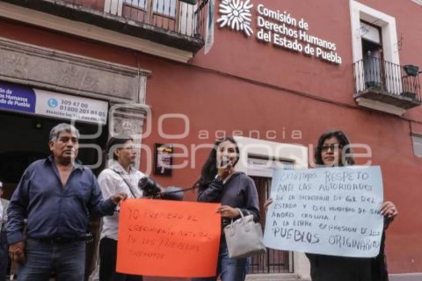 MANIFESTACIÓN . PUEBLOS ORIGINARIOS