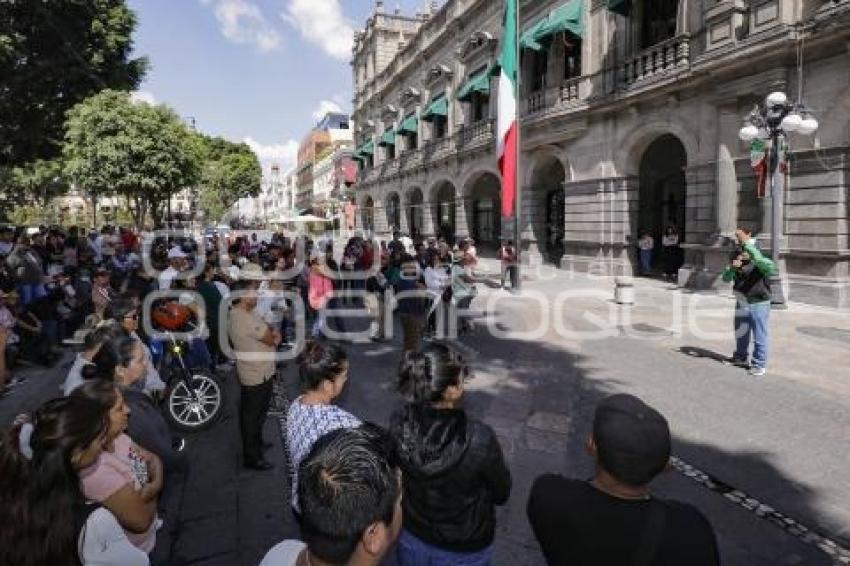 MANIFESTACIÓN . ANTORCHA CAMPESINA 