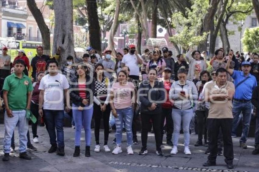 MANIFESTACIÓN . ANTORCHA CAMPESINA 