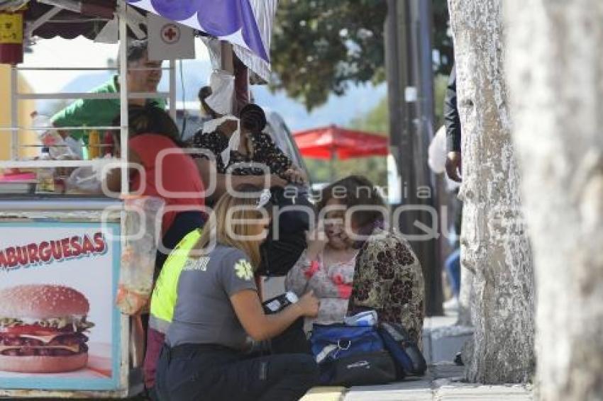 TLAXCALA . ACCIDENTE PEATÓN