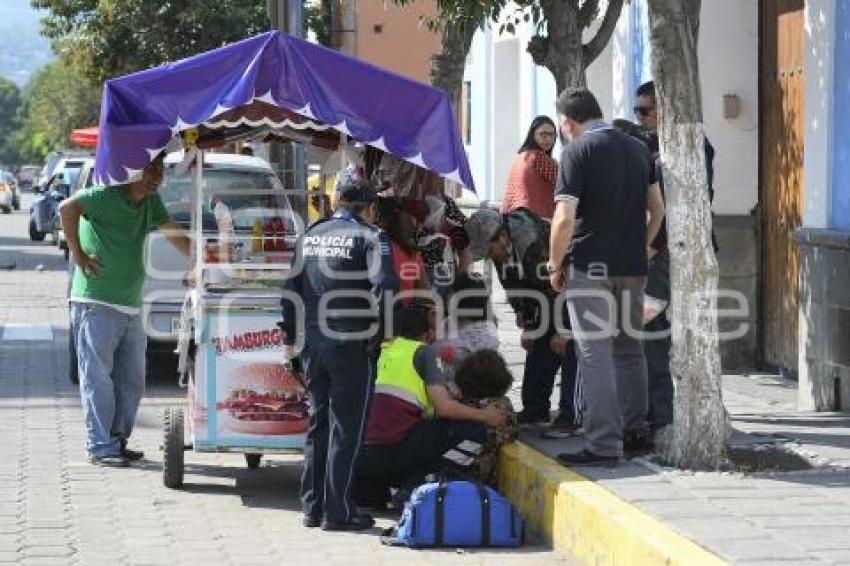 TLAXCALA . ACCIDENTE PEATÓN