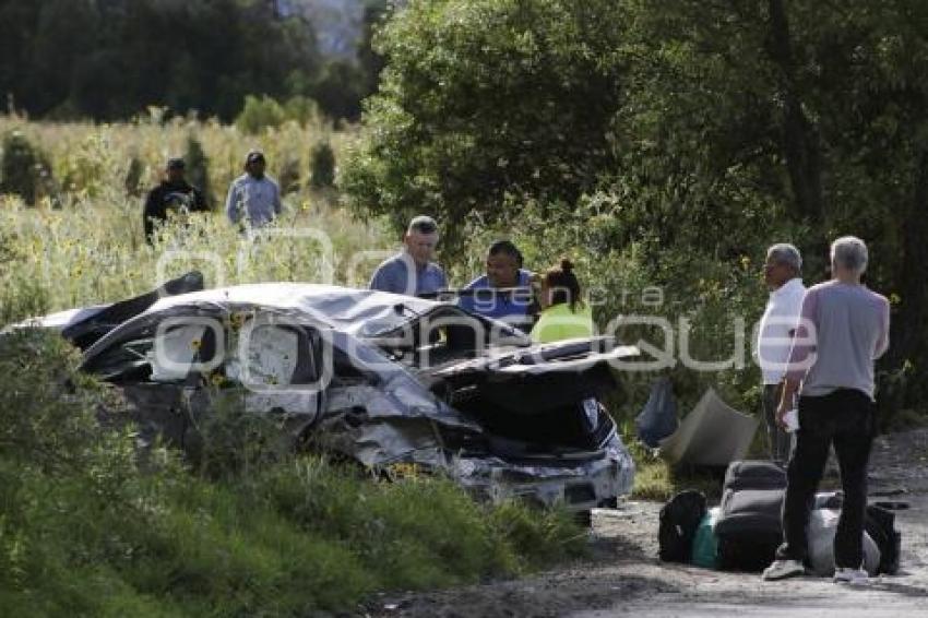 TLAXCALA . ACCIDENTE TURISTAS