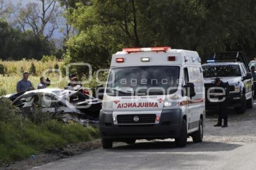 TLAXCALA . ACCIDENTE TURISTAS