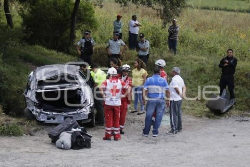 TLAXCALA . ACCIDENTE TURISTAS