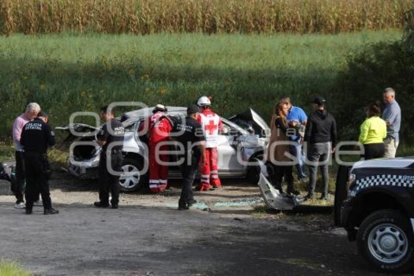 TLAXCALA . ACCIDENTE TURISTAS