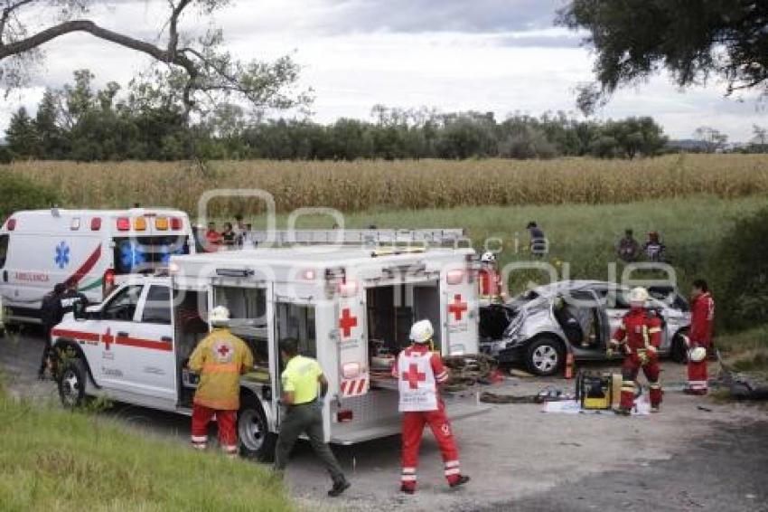 TLAXCALA . ACCIDENTE TURISTAS