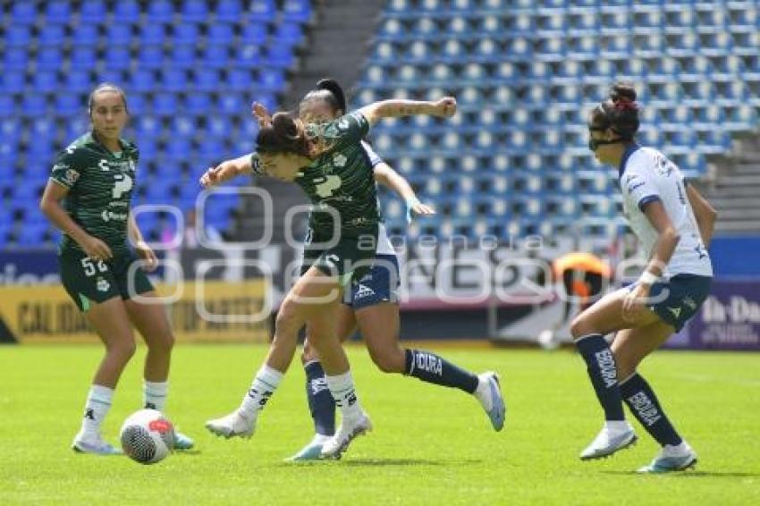 FÚTBOL FEMENIL . PUEBLA VS SANTOS LAGUNA