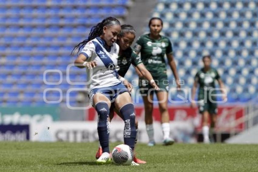 FÚTBOL FEMENIL . PUEBLA VS SANTOS LAGUNA