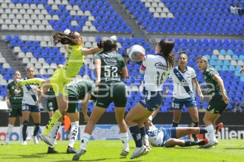 FÚTBOL FEMENIL . PUEBLA VS SANTOS LAGUNA