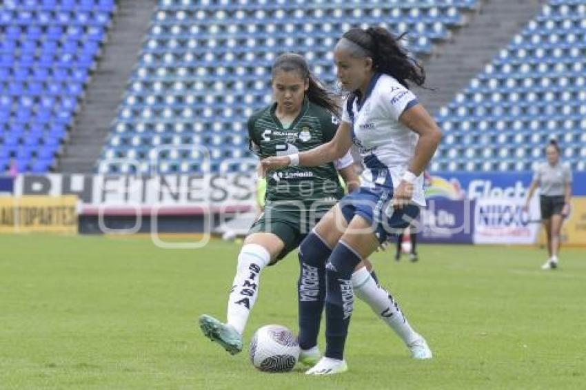 FÚTBOL FEMENIL . PUEBLA VS SANTOS LAGUNA