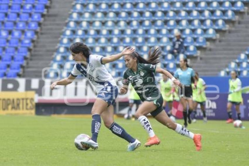 FÚTBOL FEMENIL . PUEBLA VS SANTOS LAGUNA