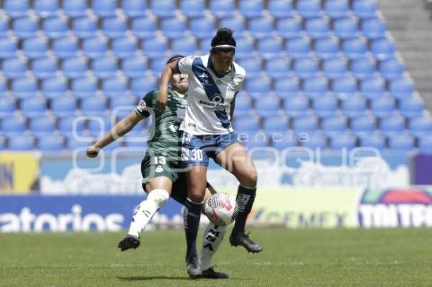 FÚTBOL FEMENIL . PUEBLA VS SANTOS LAGUNA