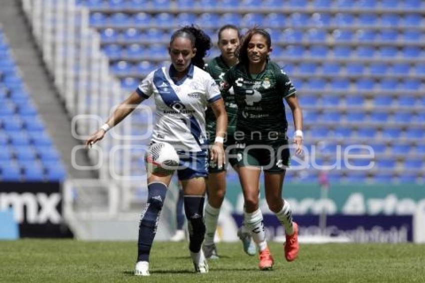 FÚTBOL FEMENIL . PUEBLA VS SANTOS LAGUNA