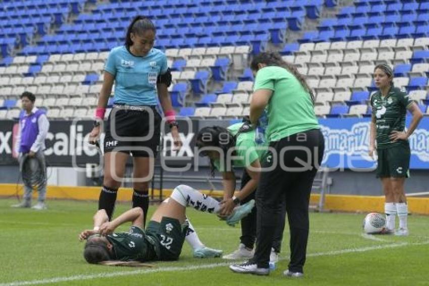 FÚTBOL FEMENIL . PUEBLA VS SANTOS LAGUNA