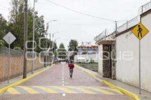 SAN ANDRÉS CHOLULA . ADOQUINAMIENTO