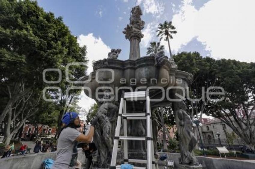 ZÓCALO . FUENTE DE SAN MIGUEL