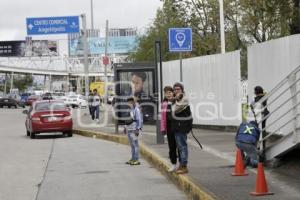 TRANSPORTE . PARADERO INHABILITADO