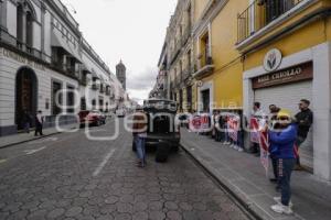 MANIFESTACIÓN . PARQUÍMETROS 