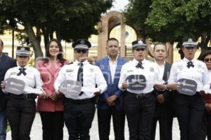 SAN ANDRÉS CHOLULA . ENTREGA DE PATRULLAS