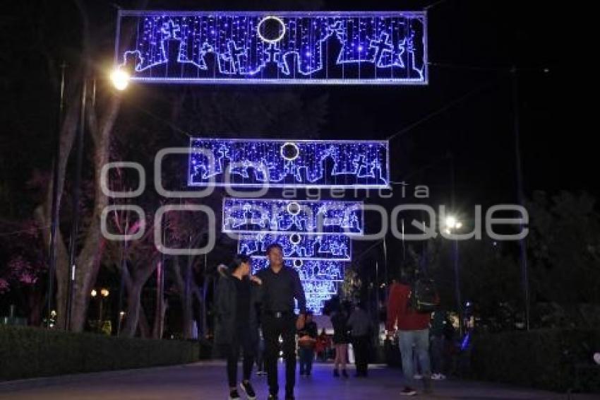 SAN PEDRO CHOLULA . ILUMINACIÓN DÍA DE MUERTOS