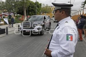 SAN ANDRÉS CHOLULA . ENTREGA DE PATRULLAS