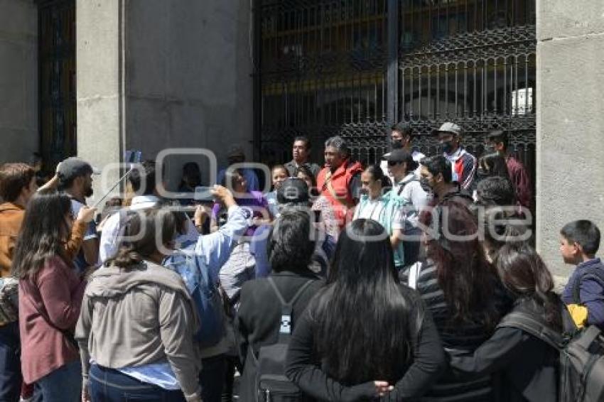 TLAXCALA . MANIFESTACIÓN PADRES FAMILIA