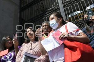 TLAXCALA . MANIFESTACIÓN PADRES FAMILIA
