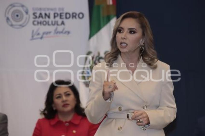 SAN PEDRO CHOLULA . INFORME . PAOLA ANGON