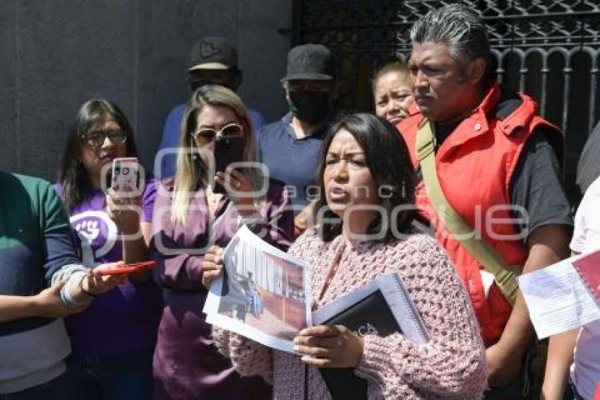 TLAXCALA . MANIFESTACIÓN PADRES FAMILIA
