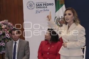 SAN PEDRO CHOLULA . INFORME . PAOLA ANGON