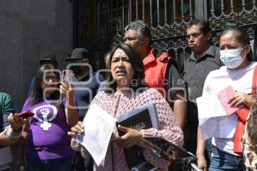 TLAXCALA . MANIFESTACIÓN PADRES FAMILIA