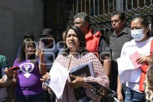 TLAXCALA . MANIFESTACIÓN PADRES FAMILIA
