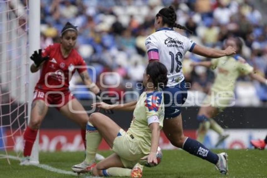 FÚTBOL FEMENIL . PUEBLA VS AMÉRICA