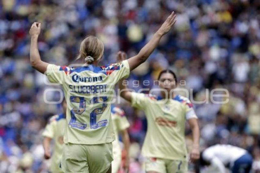 FÚTBOL FEMENIL . PUEBLA VS AMÉRICA