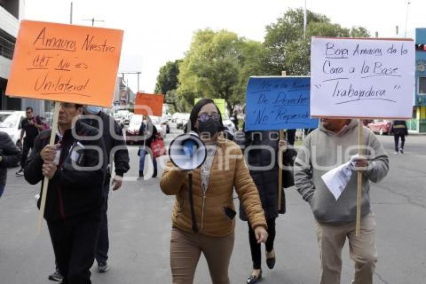 MANIFESTACIÓN . ISSSTEP