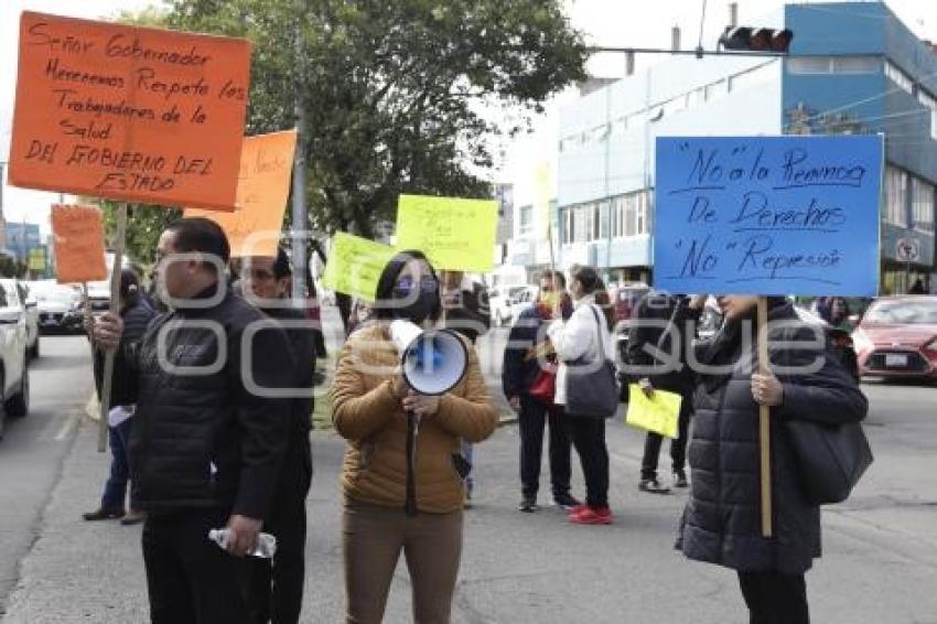 MANIFESTACIÓN . ISSSTEP