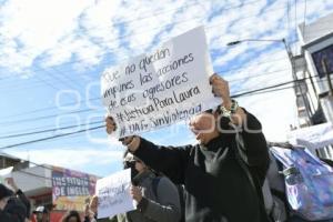 TLAXCALA . MANIFESTACIÓN ALUMNOS