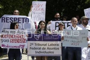 PODER JUDICIAL . MANIFESTACIÓN