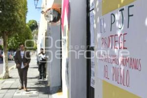 TLAXCALA . MANIFESTACIÓN PODER JUDICIAL 