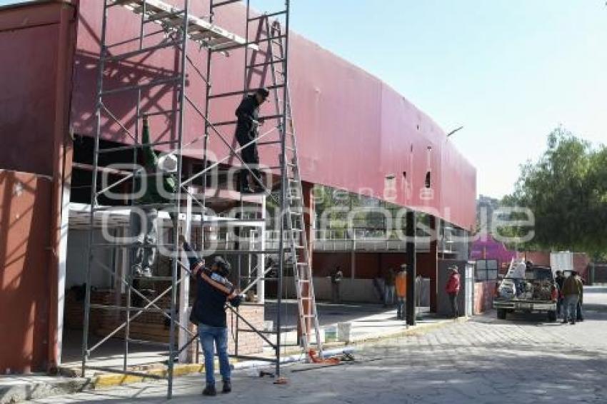 TLAXCALA . PREPARATIVOS FERIA