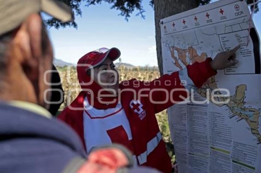 CRUZ ROJA . MIGRANTES