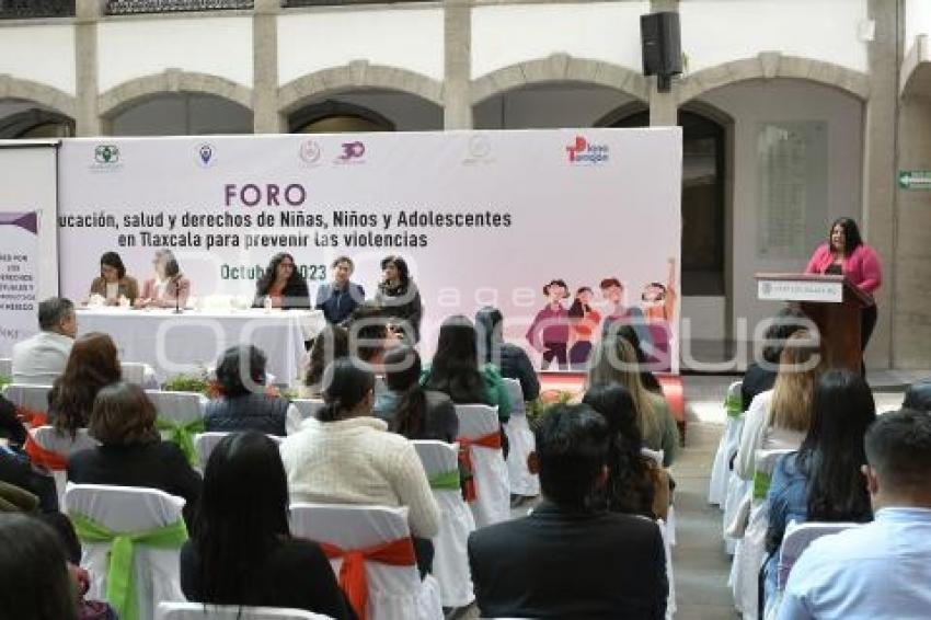 TLAXCALA . FORO DERECHOS NIÑOS Y ADOLESCENTES