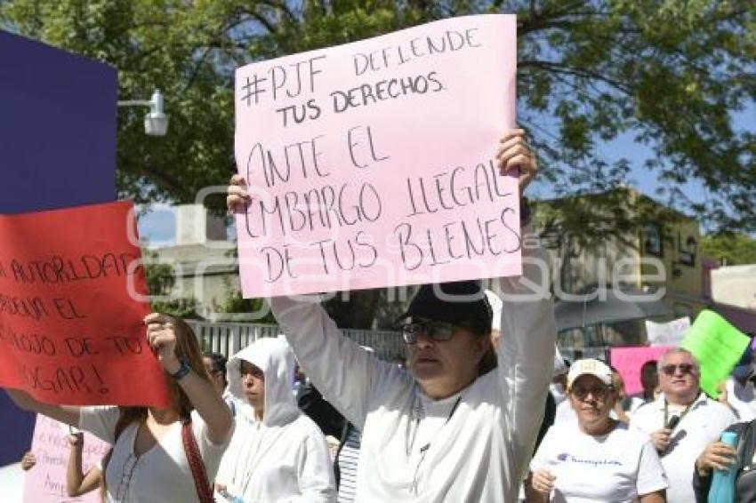 TLAXCALA . MANIFESTACIÓN PODER JUDICIAL