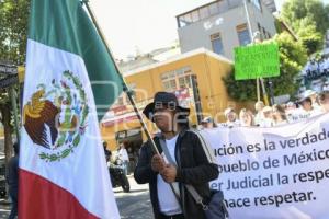 TLAXCALA . MANIFESTACIÓN PODER JUDICIAL