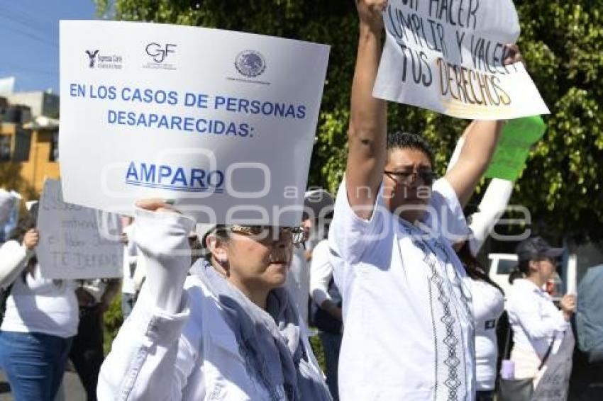 TLAXCALA . MANIFESTACIÓN PODER JUDICIAL