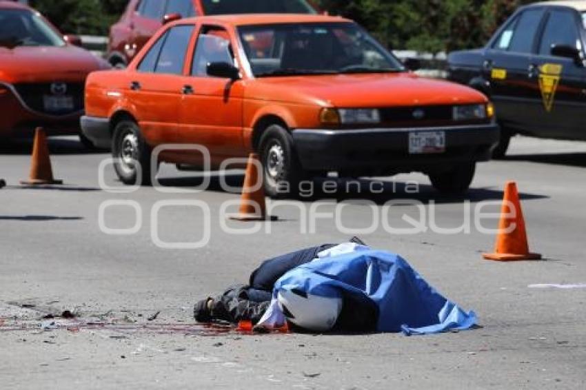 NOTA ROJA . ACCIDENTE MOTOCICLISTA